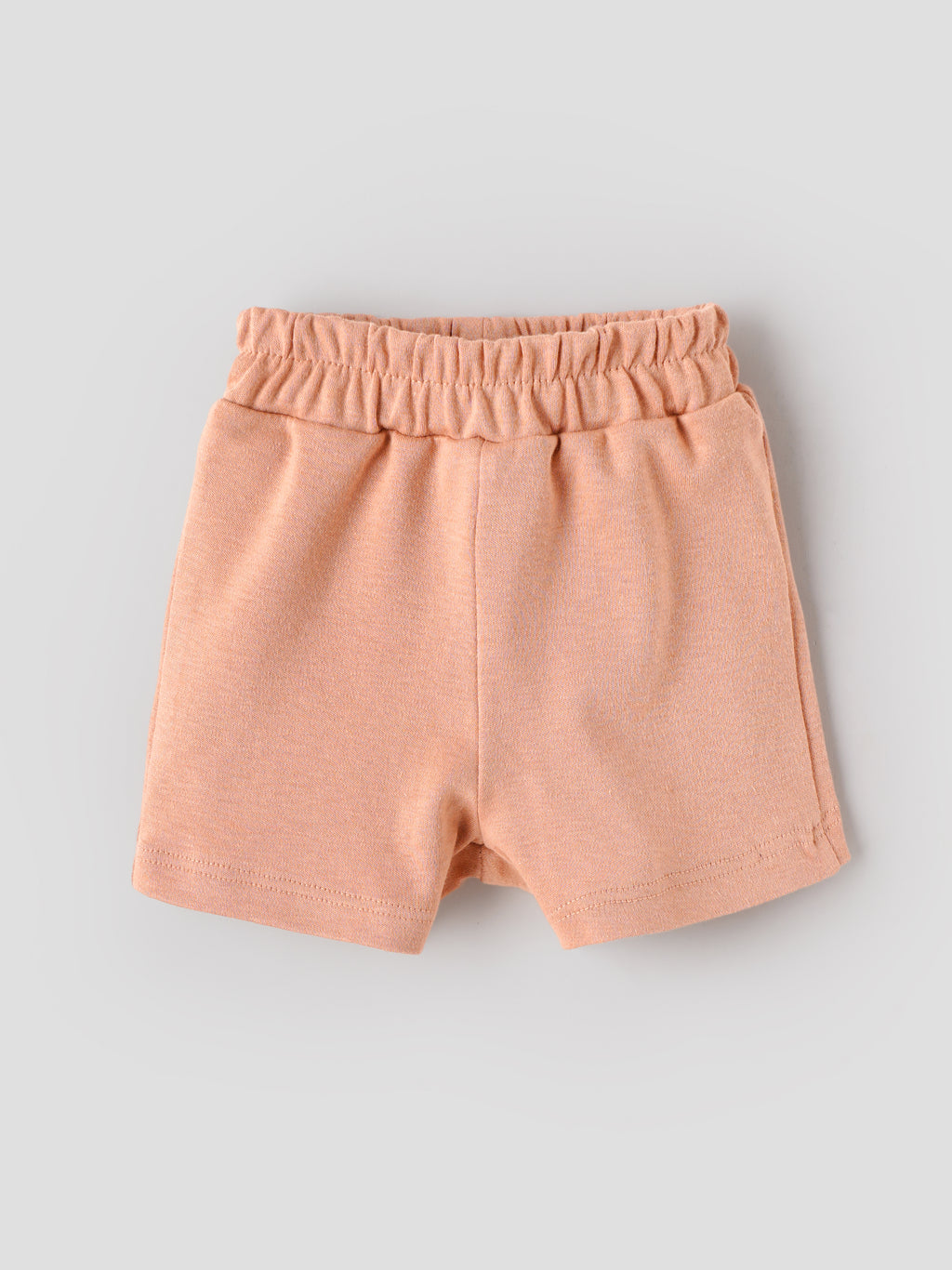 Popees Baby Girls Organic Bamboo Cotton Top & Shorts Set | Bear Print Puff Sleeve Top with Soft Shorts| 0–9 Months