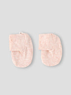 Popees Baby Unisex Newborn Mittens & Booties | Soft Cotton Anti-Scratch Gloves and Baby Booties | 0-9 Months