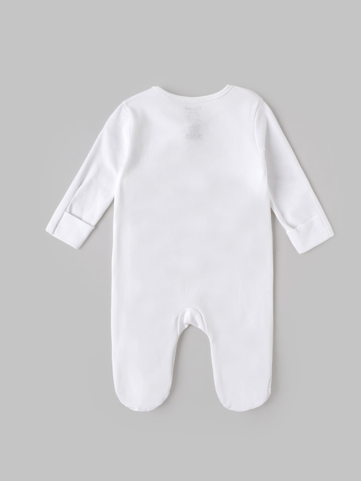 Popees Baby  Full Sleeve Unisex Sleepsuit with Foot Cover | Zebra Printed |Side Snap Button Closure |0–9 Months