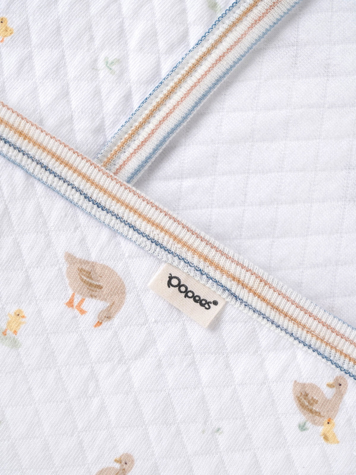 Popees Baby Printed Hooded Towel – Soft Quilted Fabric with Cute Animal Print (color and design may vary depending on availability)