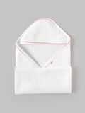 Popees Baby Hooded Quilted Towel – Bright White (Color and Design May Vary Depending on Availability)