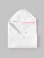 Popees Baby Hooded Quilted Towel – Bright White (Color and Design May Vary Depending on Availability)