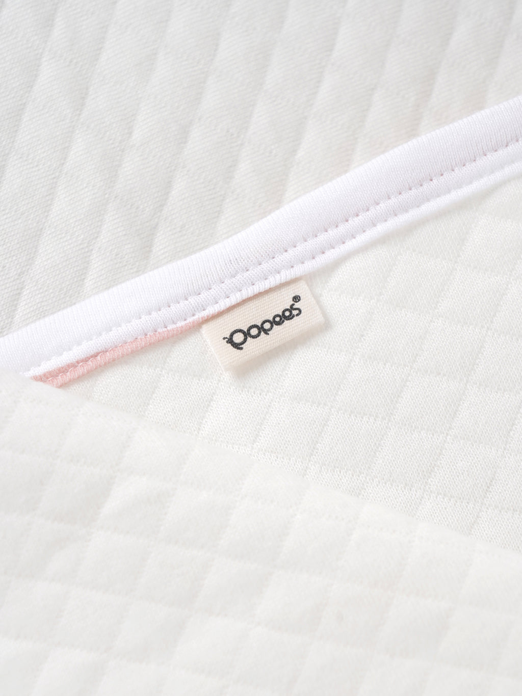 Popees Baby Hooded Quilted Towel – Bright White (Color and Design May Vary Depending on Availability)