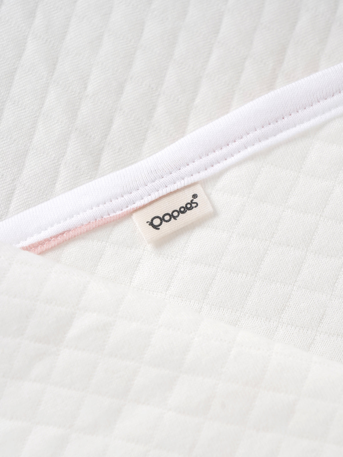 Popees Baby Hooded Quilted Towel – Bright White (Color and Design May Vary Depending on Availability)