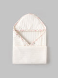 Popees Baby Hooded Towel – Quilted Snow White (Color and Design May Vary Depending on Availability)