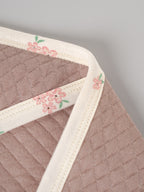 Popees Baby Hooded Towel – Quilted Wooded Rose (Color and Design May Vary Depending on Availability)