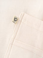Popees Baby Boys Cream Cargo Pants with Elasticated Waistband & Side Pockets |1-4 Years
