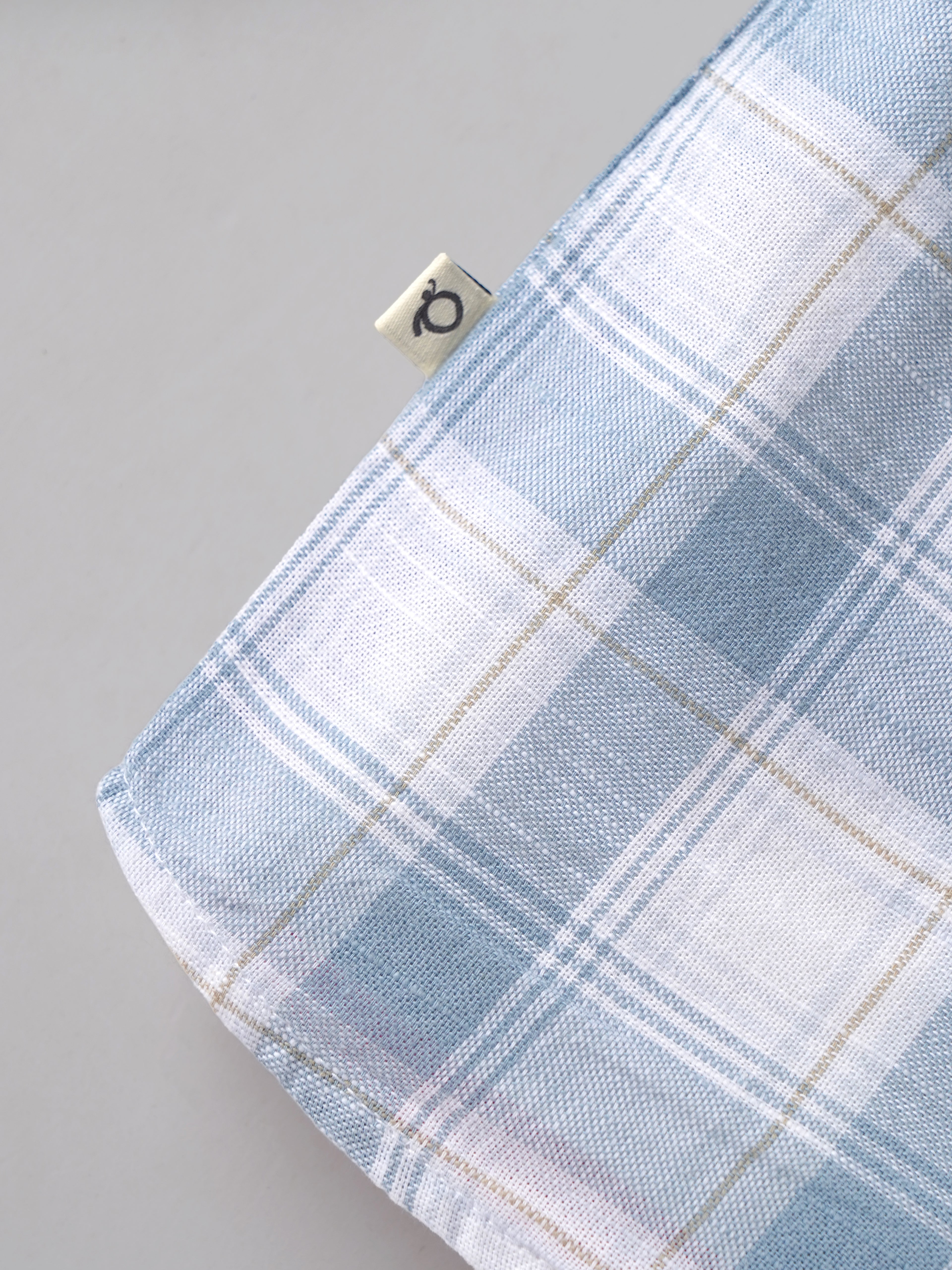 Popees Baby Boys Cotton Full Sleeve Checked Shirt | Soft Button-Down Casual Plaid Shirt with Chest Pocket | Blue & White | 9 Months–4 Years