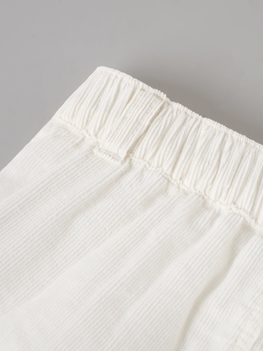 Popees Baby Boys Shorts | Soft Cotton Blend Elastic Waist Casual Shorts with Side Utility Pocket | White |9 Months-4 Years