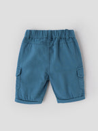 Popees Baby Boys Stylish Casual Cargo Shorts | Comfortable Elastic Waist Shorts | 9 Months - 4 Years