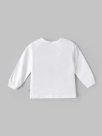 Popees Baby Boys Full Sleeve T-Shirt with Elephant Print and Button Placket |9 Month – 4 Years|