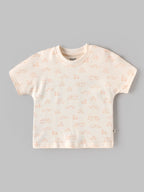 Popees Baby Boys Vehicle Print Half Sleeve T-Shirt | Soft Cotton Crew Neck Tee |  9 Months- 4 Years