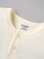 Popees Baby Boys Cotton Printed T-Shirt | Off White | 9 Months to 4 Years