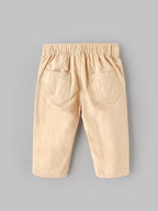 Popees Baby Boys Solid Casual Pants with Elastic Waist and Side Pockets |9 Months -4 Years|