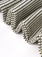 Popees Ribbed Cotton Baby Co-Ord Set | Soft Striped Full Sleeve Top & Pants 9 Months-4Years