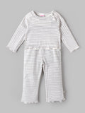 Popees Baby Girls Striped Full Sleeve Co-Ord Set | Soft Cotton Top & Pants Set | Comfortable Everyday Wear |3Months- 4 Years