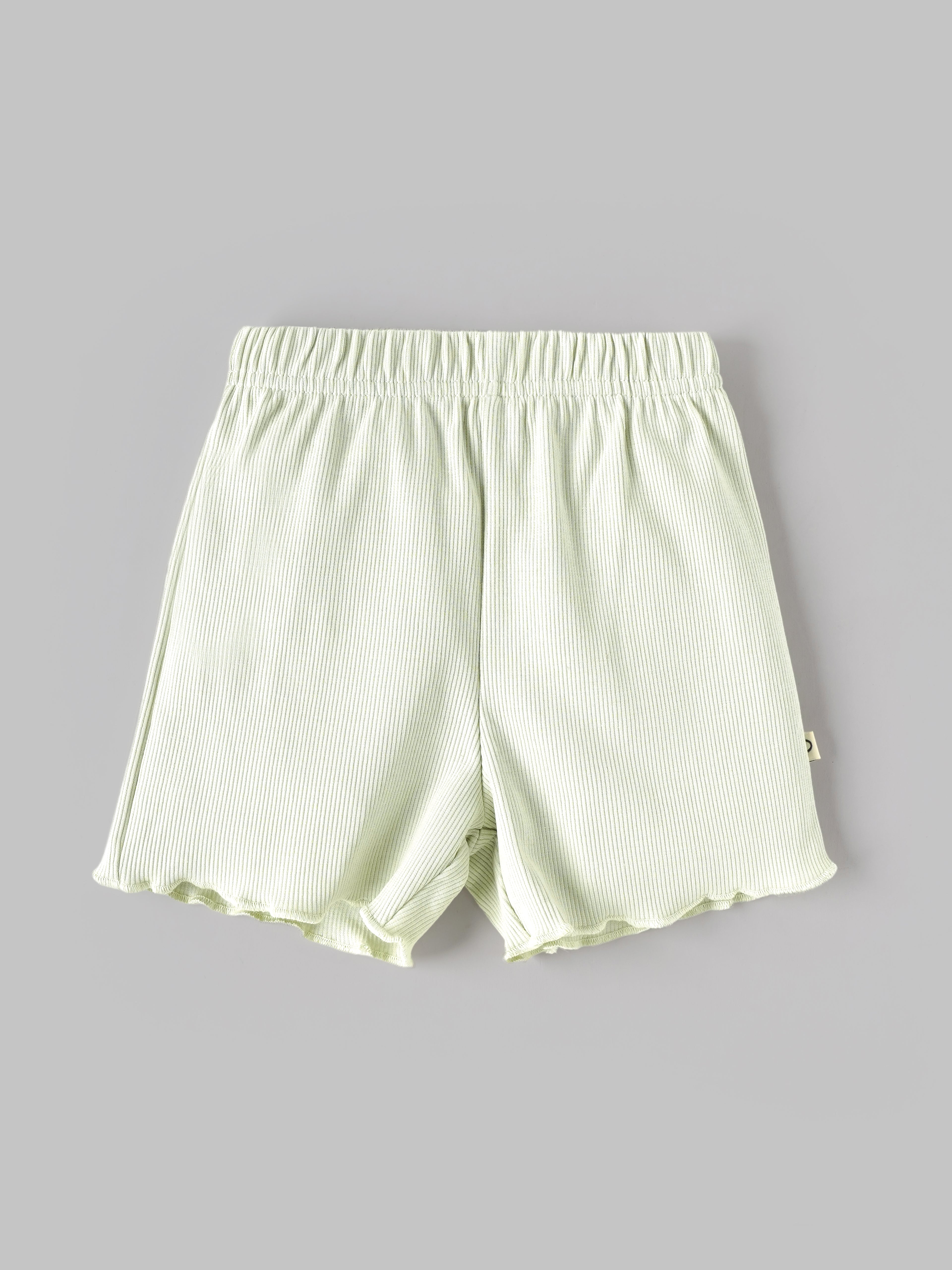 Popees Baby Girls Ribbed Polo T-Shirt & Shorts Co-Ord Set | Soft Cotton Summer Outfit| 9 Months -4 Years