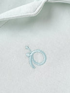 Popees Baby Girls Cotton Polo Top | White Embroidered Collar Half Sleeve T-Shirt for Infants & Toddlers (9 Months–4 Years)