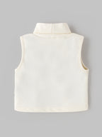 Popees Baby Sleeveless High Neck Cotton Top | Soft & Comfortable Baby Winter Wear |9 M–4 Years