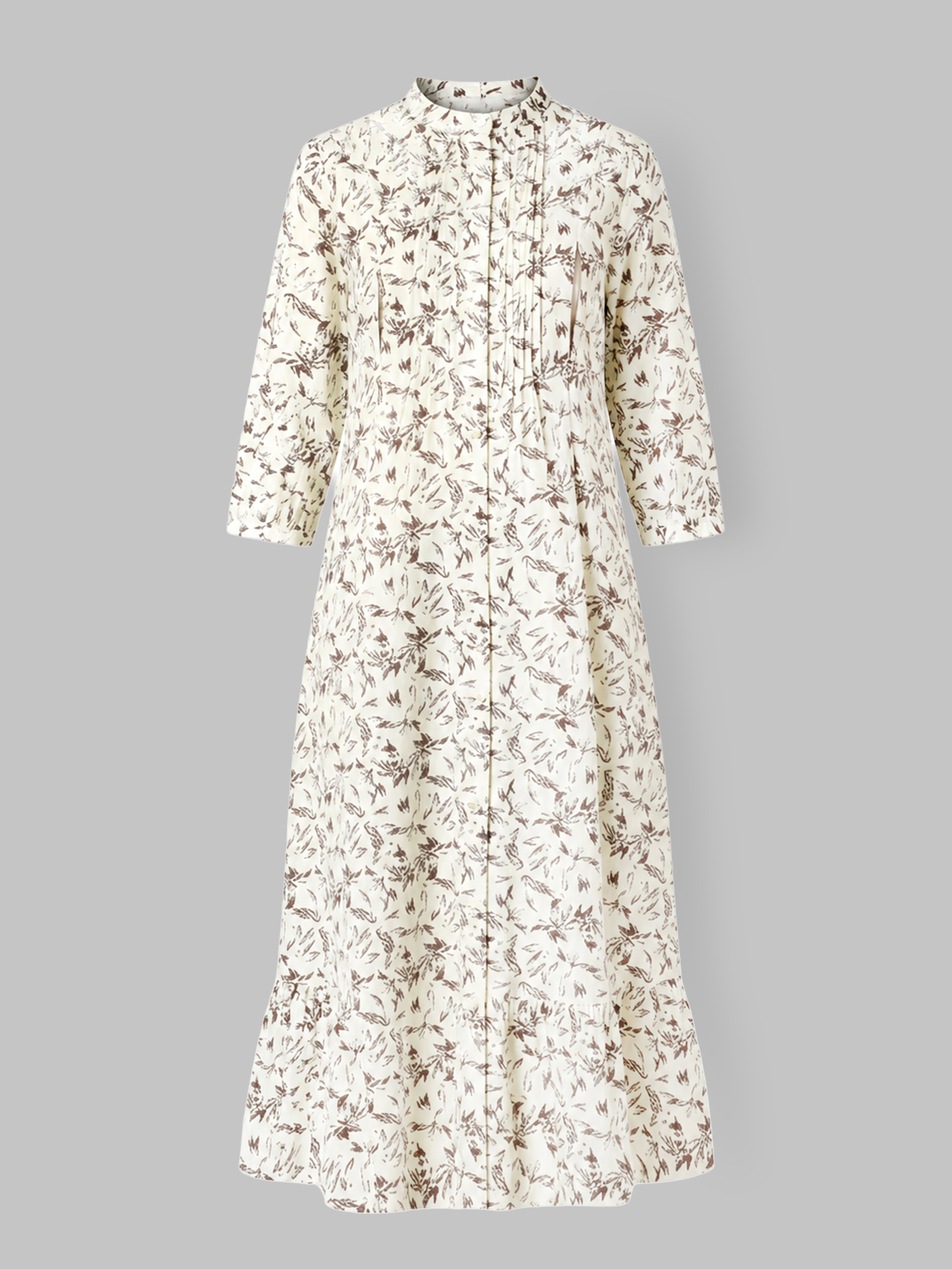 Popees Women's Floral Print Cotton Slub Maternity Dress