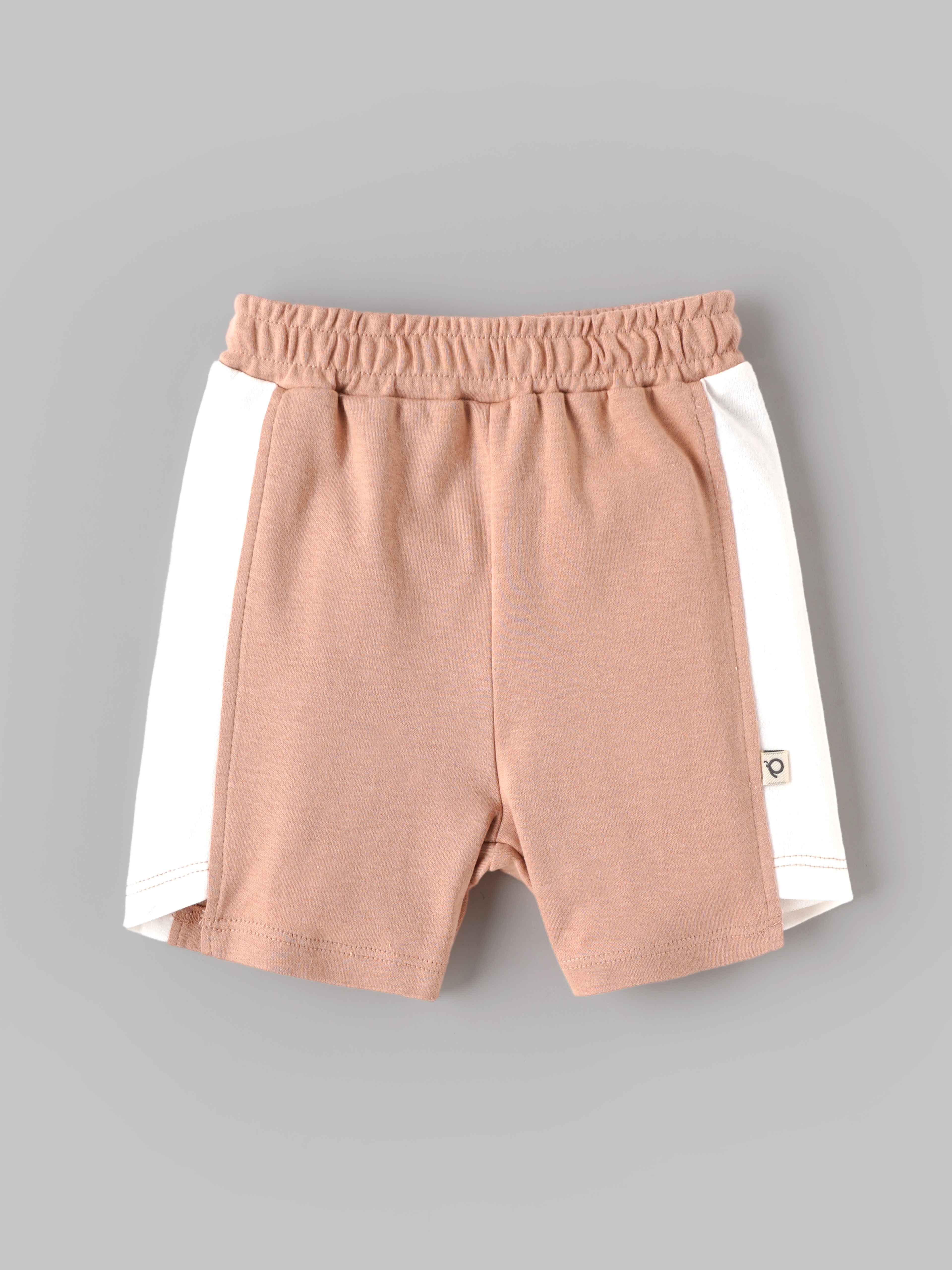 Popees Baby Boys Organic Bamboo Cotton Shorts Pack of 2 | Soft Elastic Waist Casual Shorts with Side Pockets |3–24 Months
