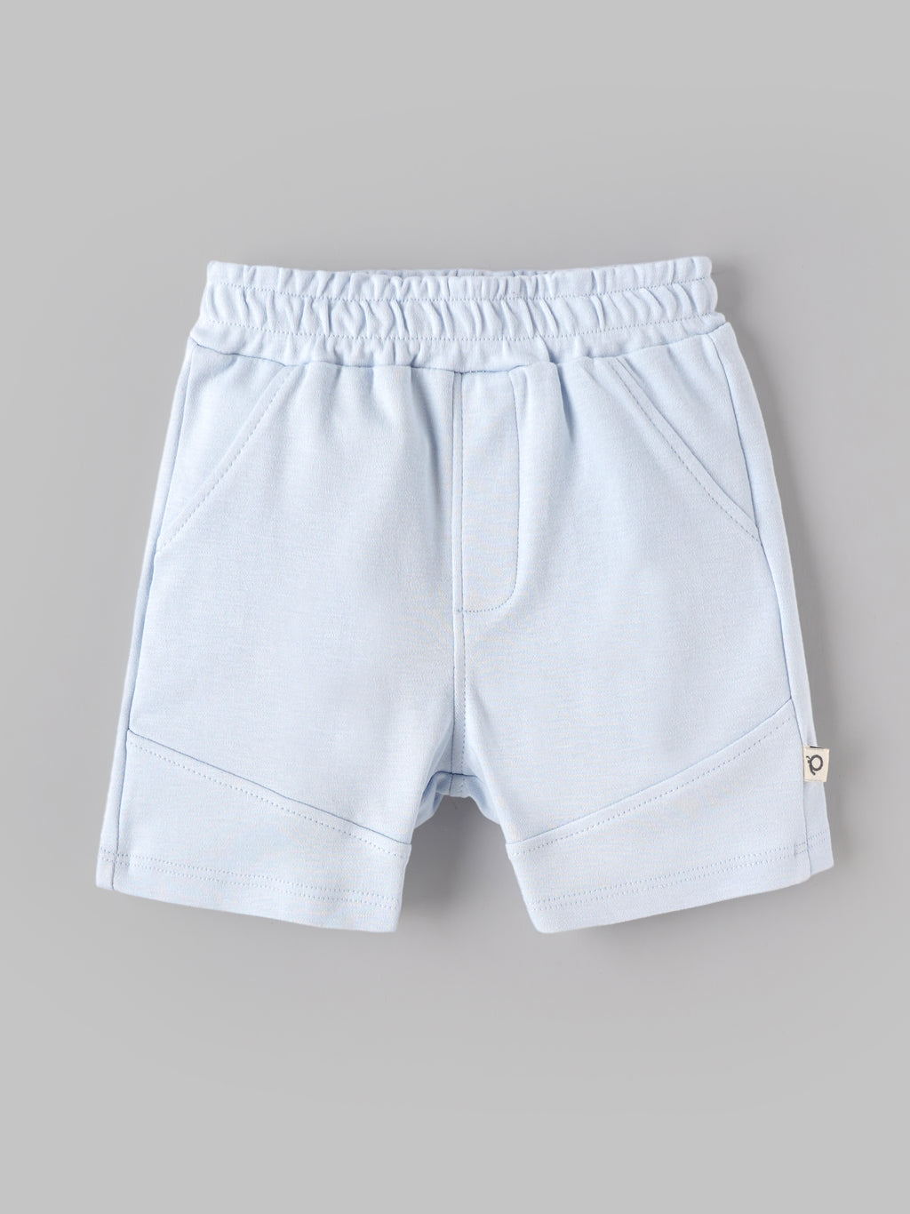 Popees Baby Boys Organic Bamboo Cotton Shorts Pack of 2 | Soft Elastic Waist Casual Shorts with Side Pockets |3–24 Months