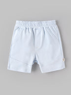 Popees Baby Boys Organic Bamboo Cotton Shorts Pack of 2 | Soft Elastic Waist Casual Shorts with Side Pockets |3–24 Months