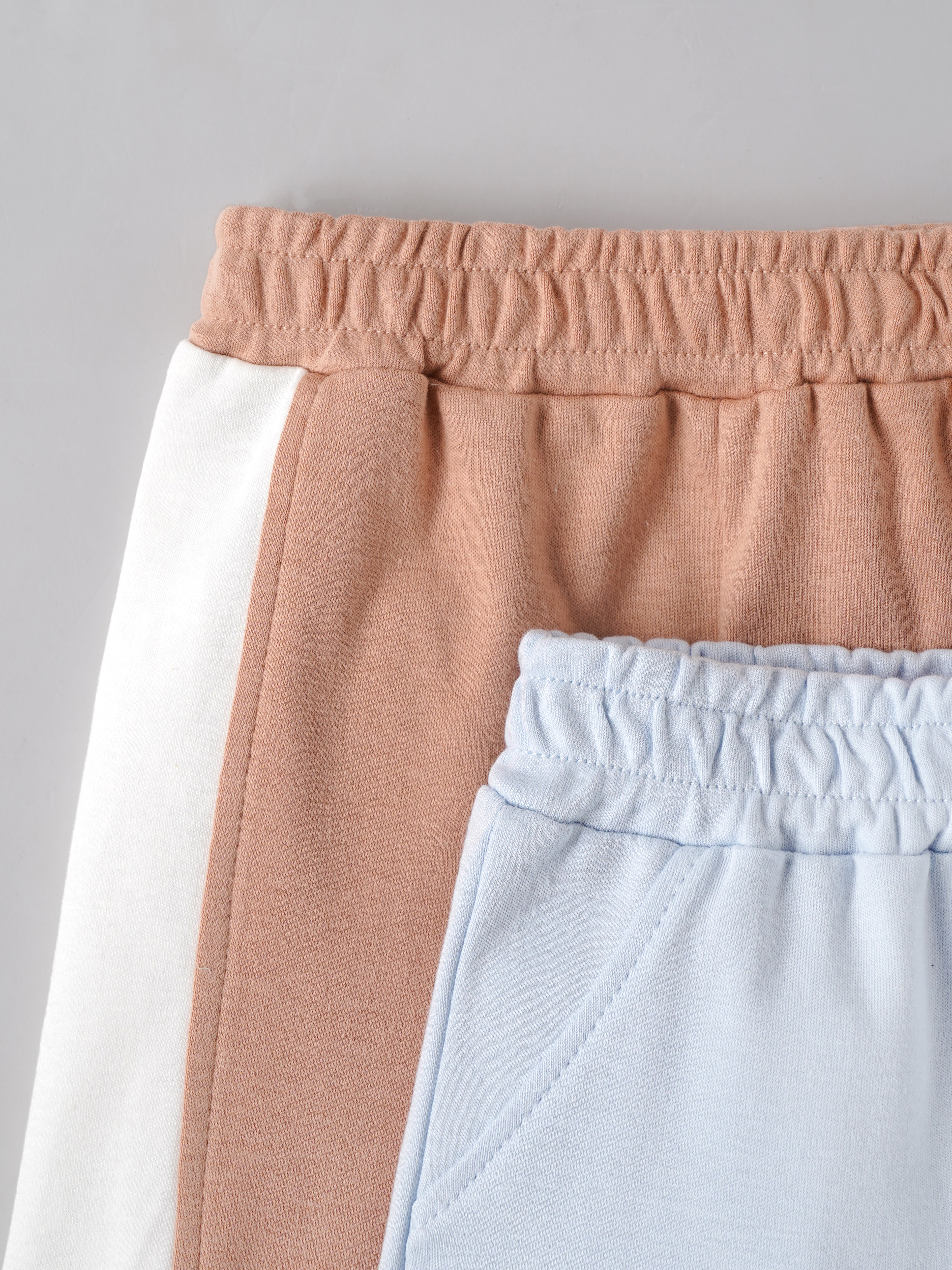Popees Baby Boys Organic Bamboo Cotton Shorts Pack of 2 | Soft Elastic Waist Casual Shorts with Side Pockets |3–24 Months