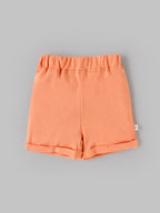 Popees Baby Girls Organic Bamboo Cotton Shorts Pack of 2 | Soft Elastic Waist Shorts  3–24 Months