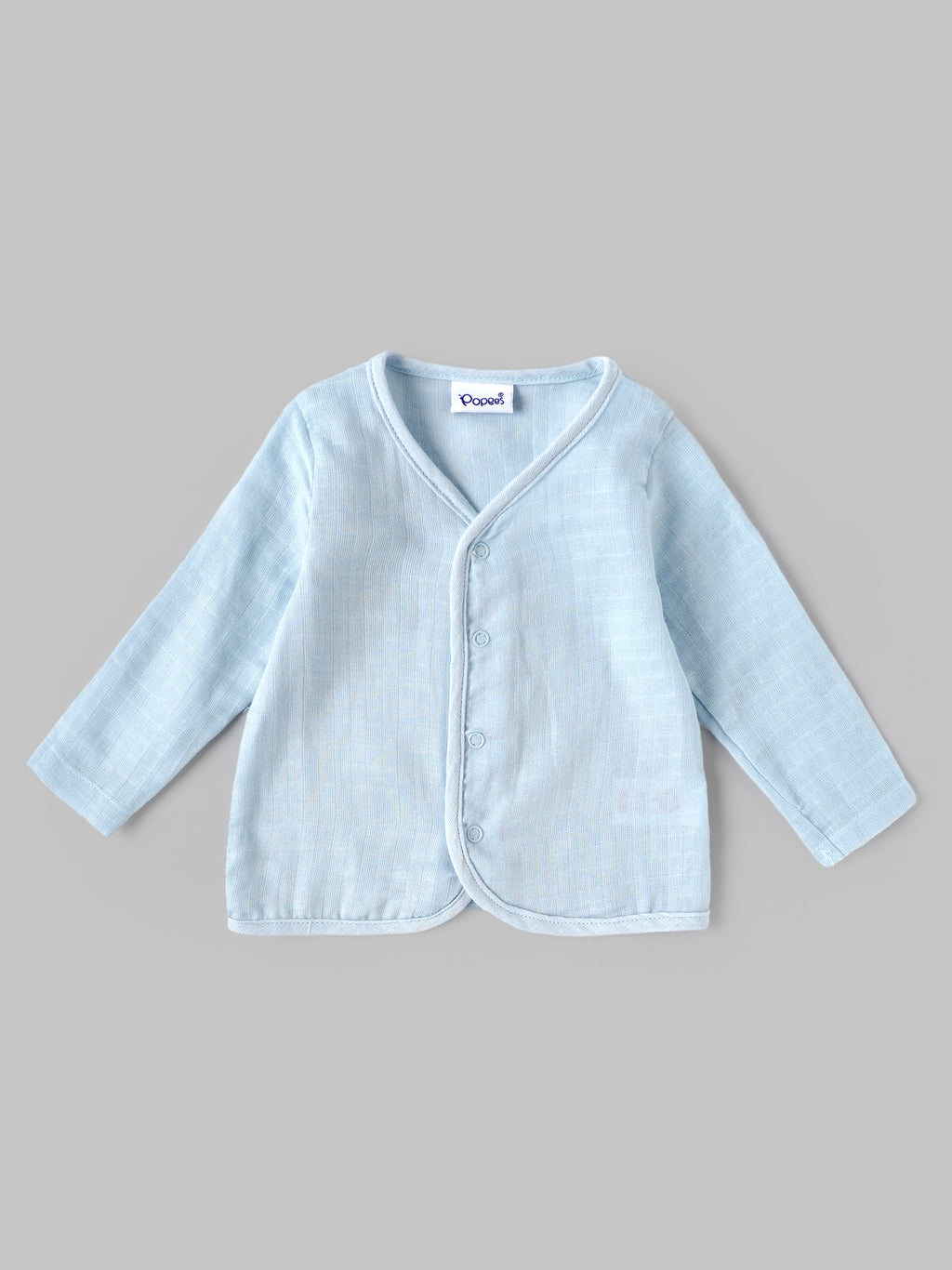 Popees Baby Boys Soft & Comfortable Full Sleeve Jhabla | Lightweight Everyday Wear |0 To 6 M (color may vary depending on availability)