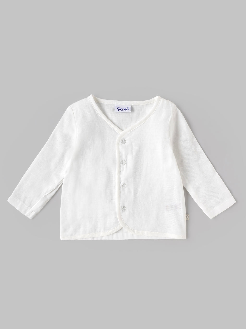 Popees Baby Boys Soft & Comfortable Full Sleeve Jhabla | Lightweight Everyday Wear |0 To 6 M (color may vary depending on availability)