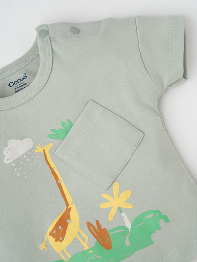 Popees Stylish Printed T-shirt (3-24 Months) for Boys
