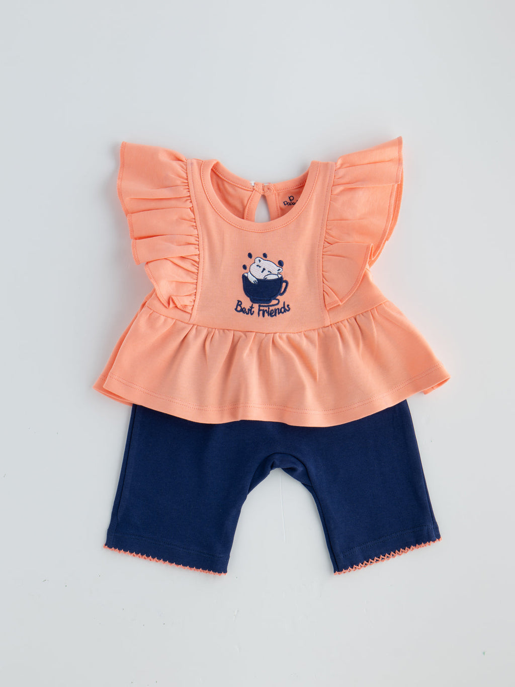 Popees Fashionable Top And Pants Co-ord Set for Girls (3-18 Months)