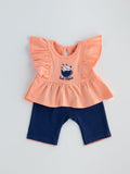 Popees Fashionable Top And Pants Co-ord Set for Girls (3-18 Months)