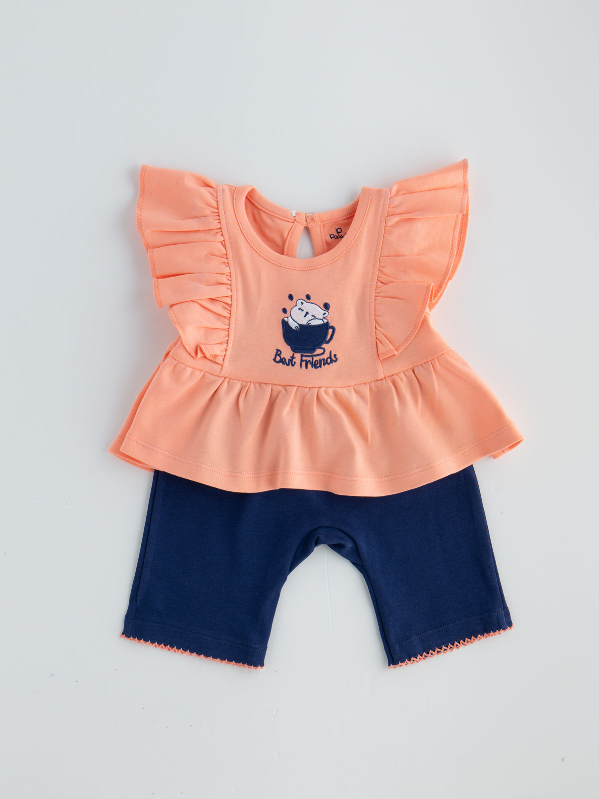 Popees Fashionable Top And Pants Co-ord Set for Girls (3-18 Months)