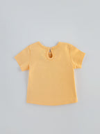 Popees Chest Print T-Shirt (3-36 Months) for Girls