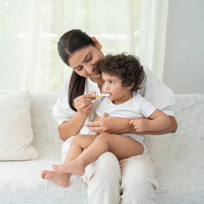 Baby Training Toothbrush-Nylon Bristles for Effective Cleaning