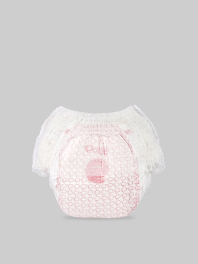 Popees Premium Pant Style Diaper - 24 PCS, Extra Soft, Breathable, Super Absorbent, Double Leakage Barrier with Elastic Waist