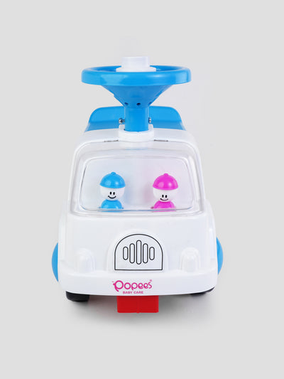 Manual Push Wagon Car Ride-On for Kids