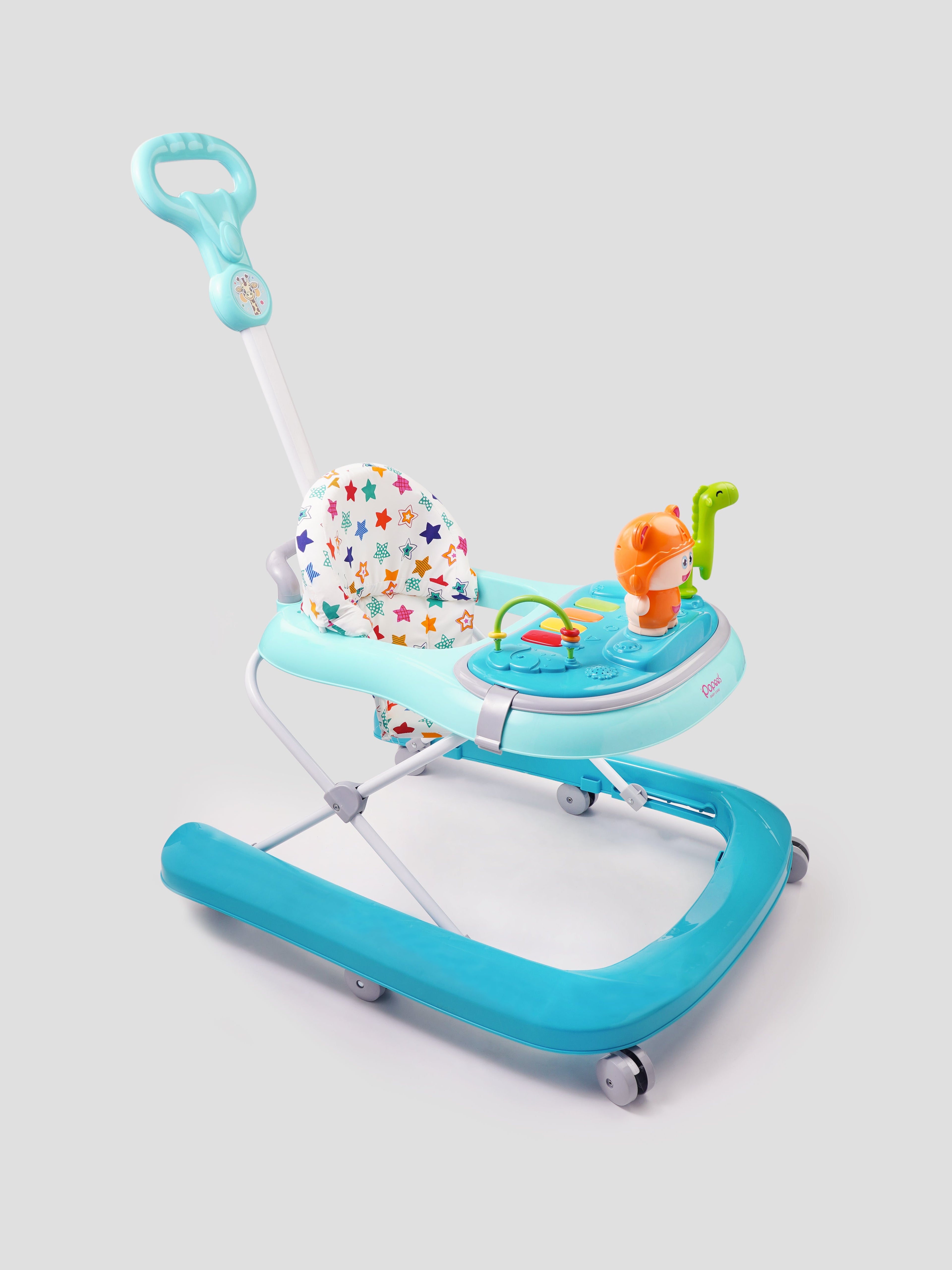 Popees Cute Baby Walker with Multi-activity dashboard