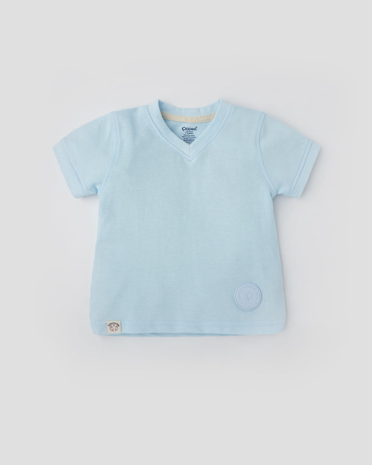 Popees Comfy & Stylish V-Neck T-Shirt (1–8 Years) for Boys - 2-3 YEARS