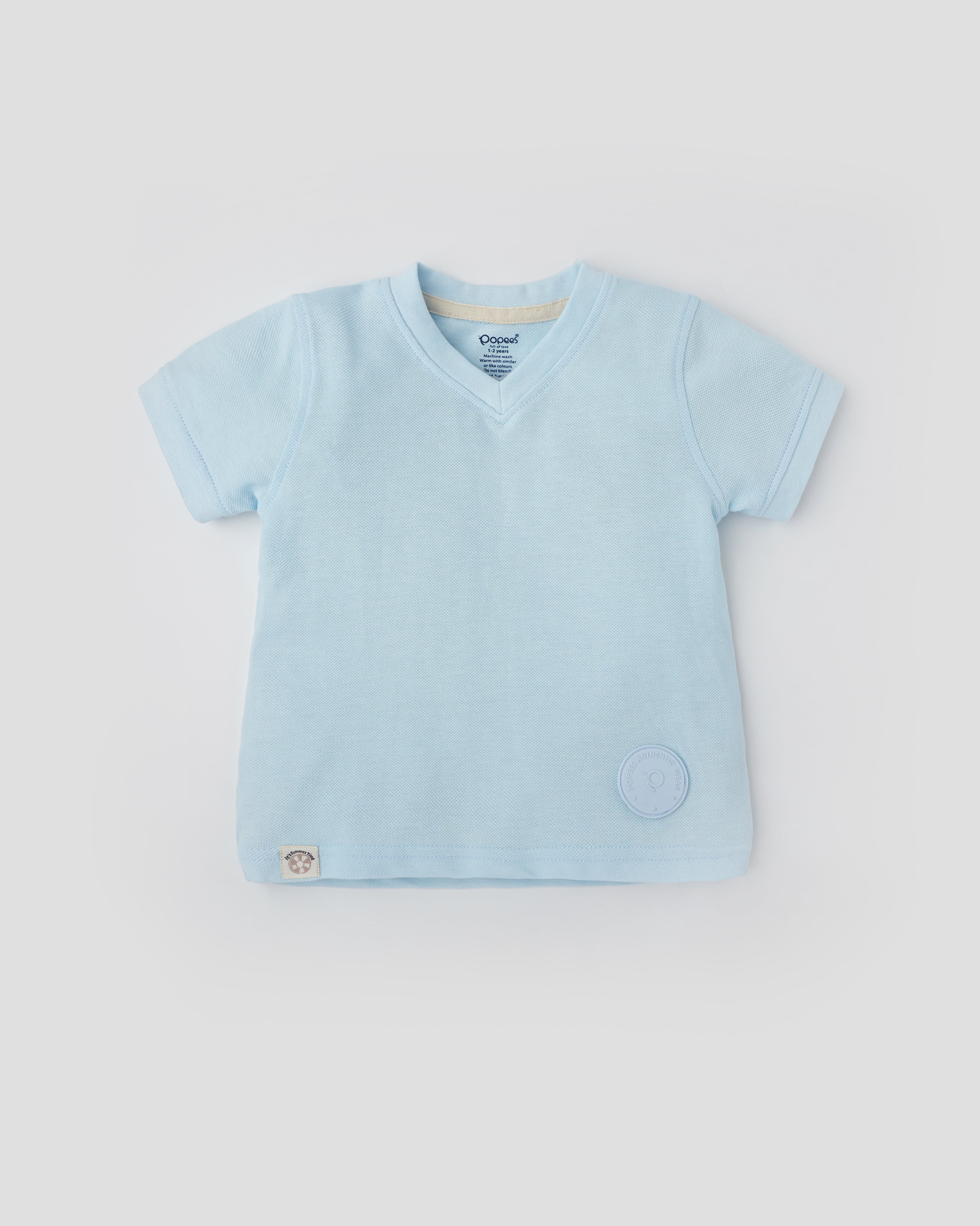 Popees Comfy & Stylish V-Neck T-Shirt (1–8 Years) for Boys