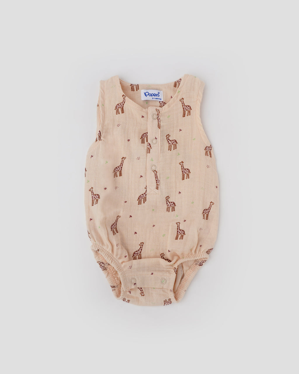 Comfy & Cute Printed Muslin Bodysuit for Boys
