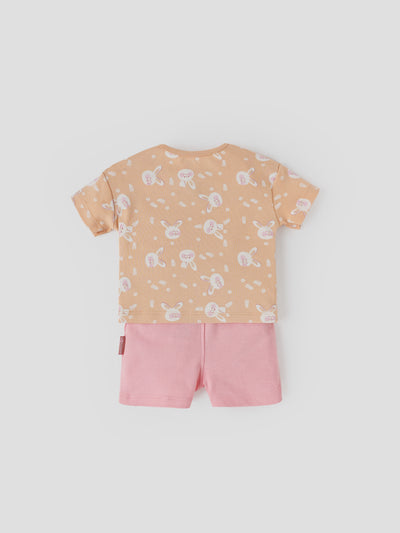 Popees Cotton Coordinated Set for Baby Girls (0–9 Months) – Comfy & Cute Outfit