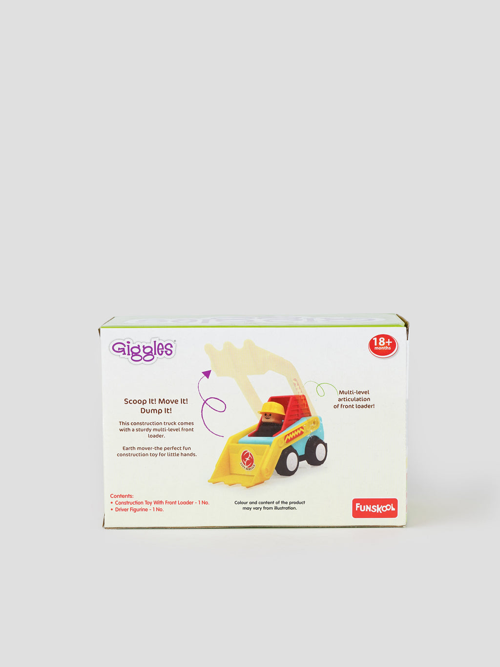 Free Wheel Earth Mover Toy for Babies