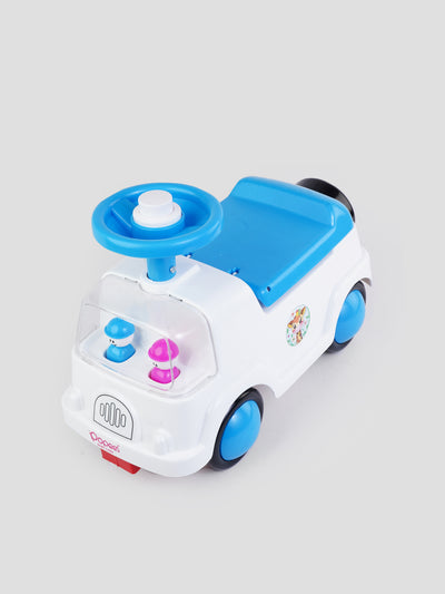 Manual Push Wagon Car Ride-On for Kids