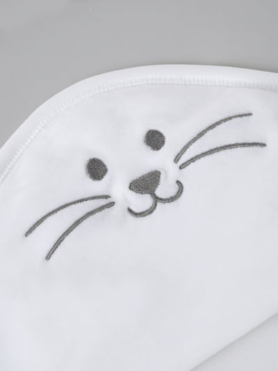 Baby Popees Soft Cotton Baby Swaddle Wrapper with Cute Face Print