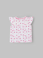 Popees Printed Front Open Jhabla (0–6 Months) for Baby Girls