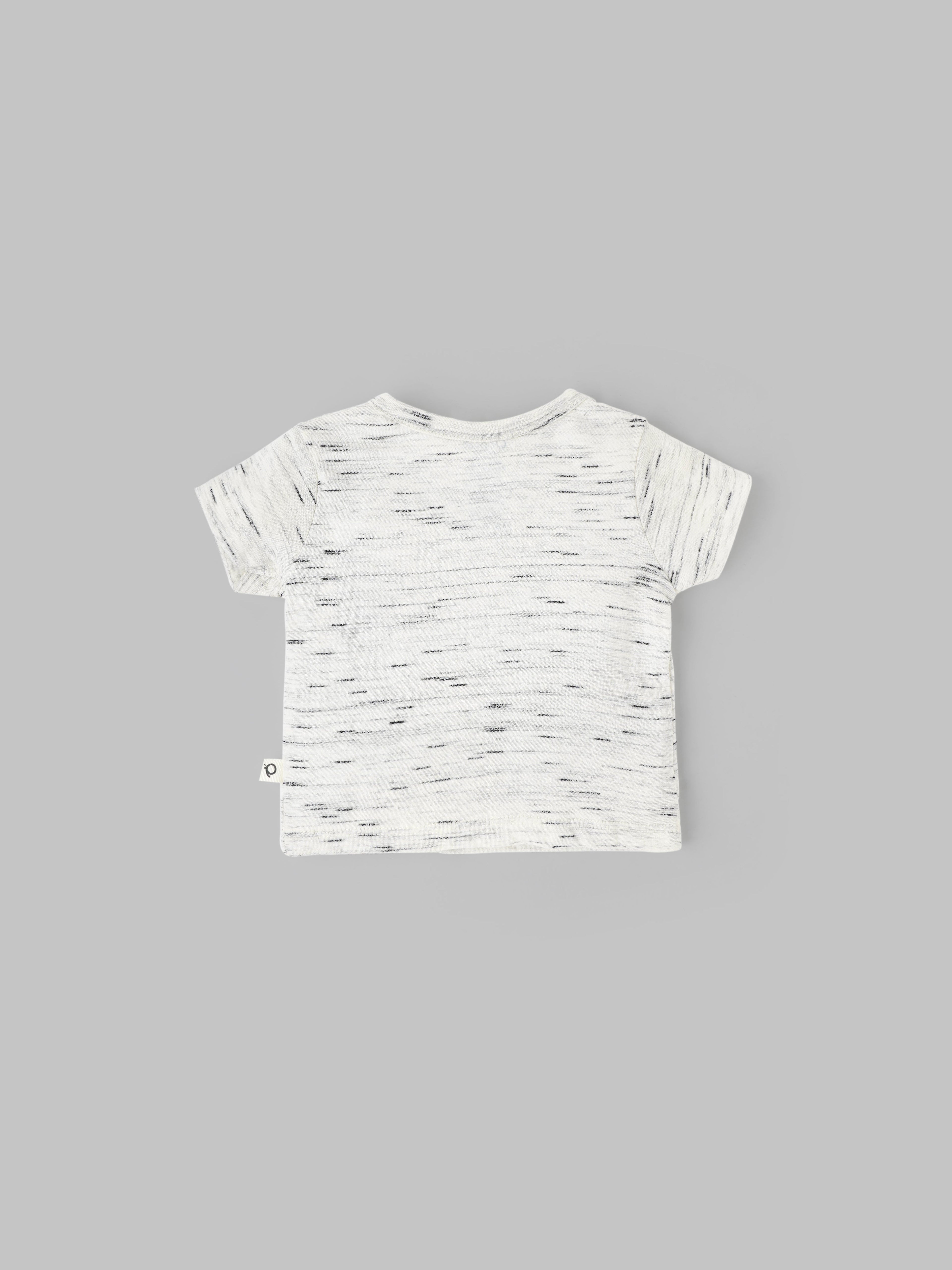 Popees Quote Print T-Shirt (0-9 Months) for Baby Boys