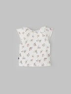 Popees Printed Half Sleeve Front Open Top (0-9 Months) for Baby Girls
